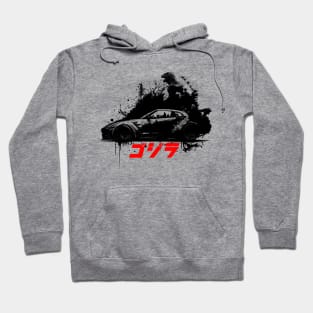 Godzilla Ink Blot GTR Hoodie